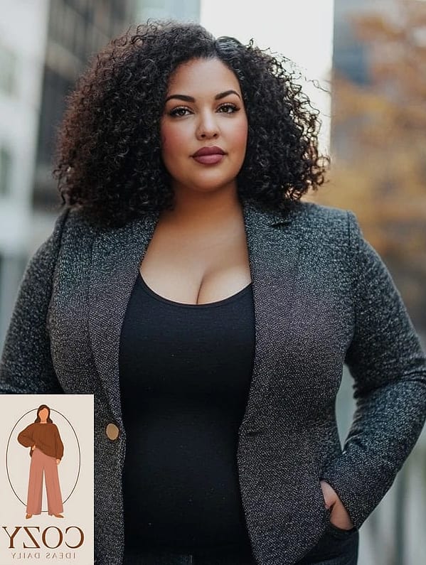 The Structured Blazer Over a Midi Dress