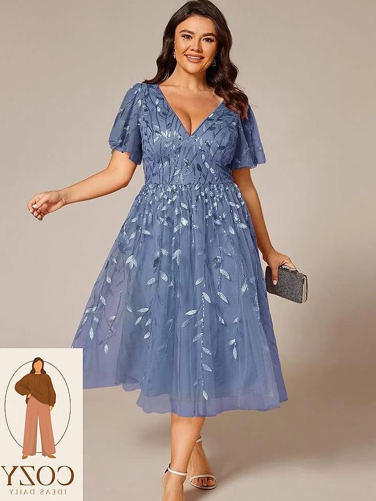 The Structured A-Line in Cobalt Blue