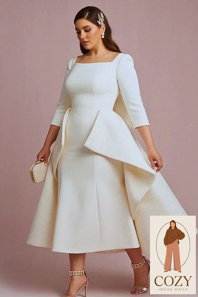 The Structured Midi Skirt Moment