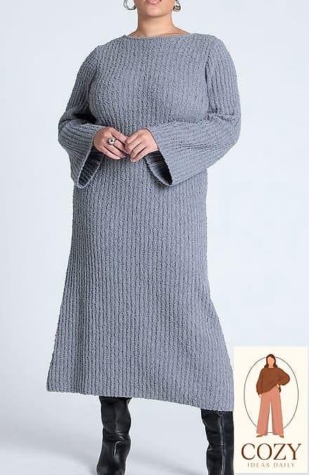 Sweater Dress Dressed Up