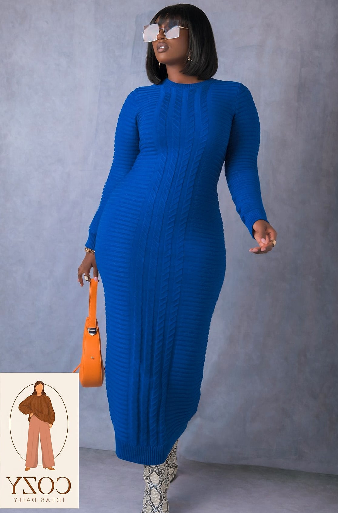 The Sweater Dress and Knee-High Boots Pairing