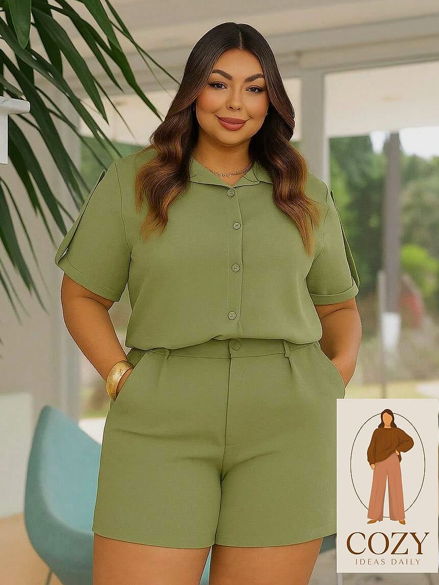 Tailored Shorts and Blazer for a Chic Twist