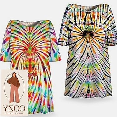 Tie-Dye Set with Platform Sandals