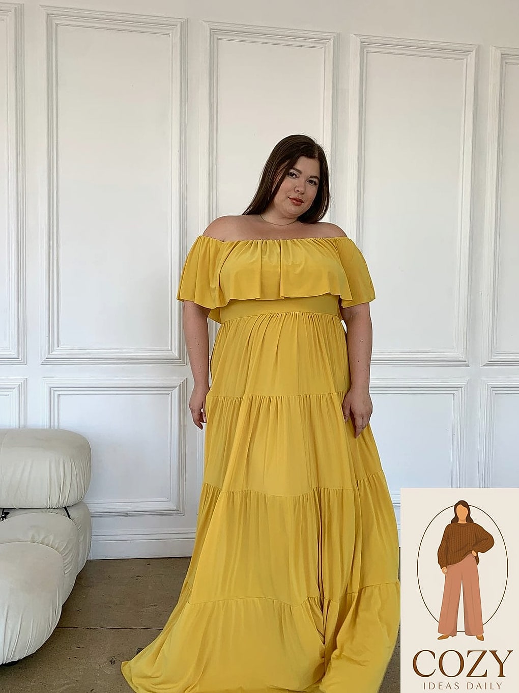 The Tiered Maxi in Terracotta