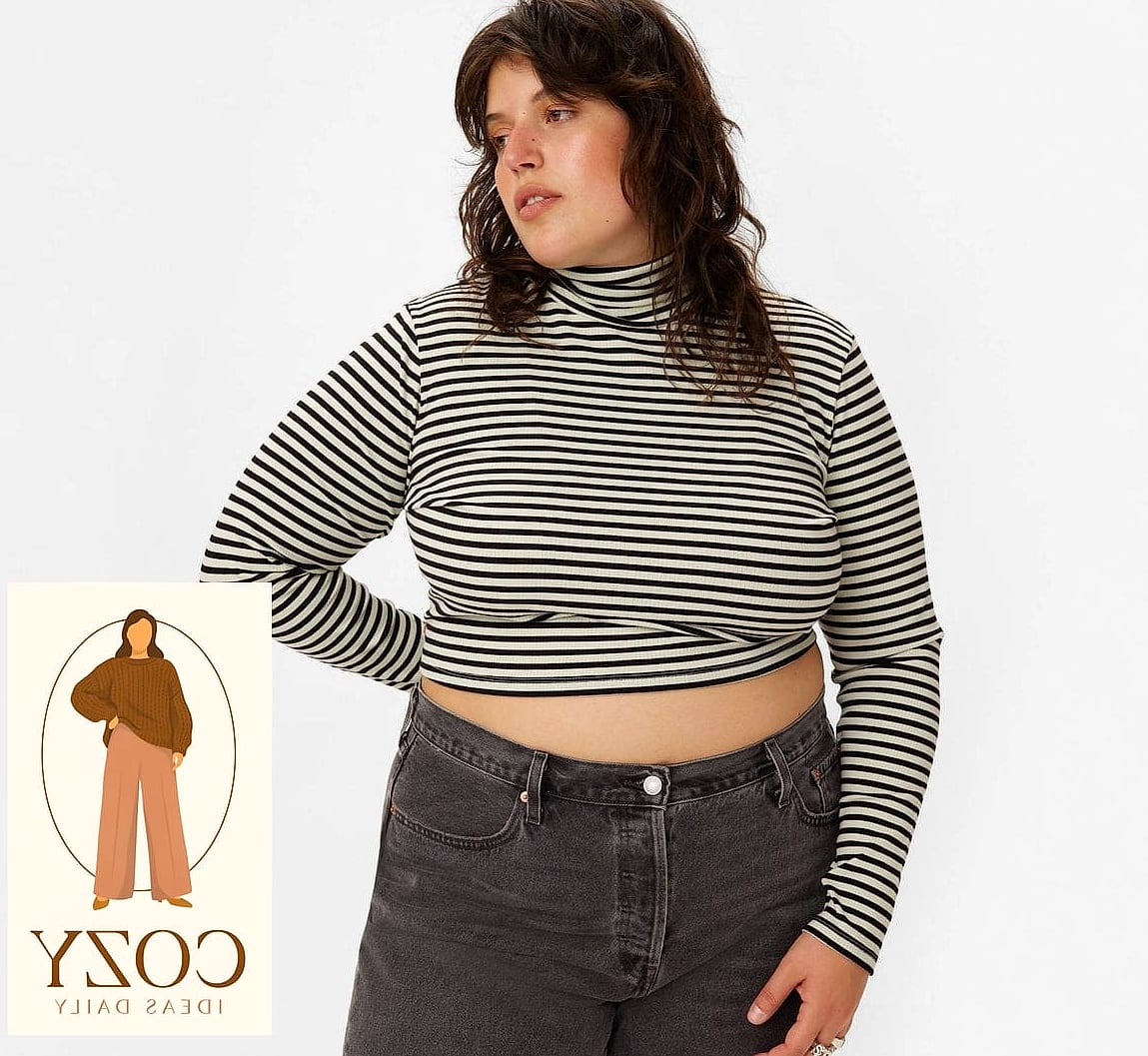Turtleneck Layered Under A Slip Dress