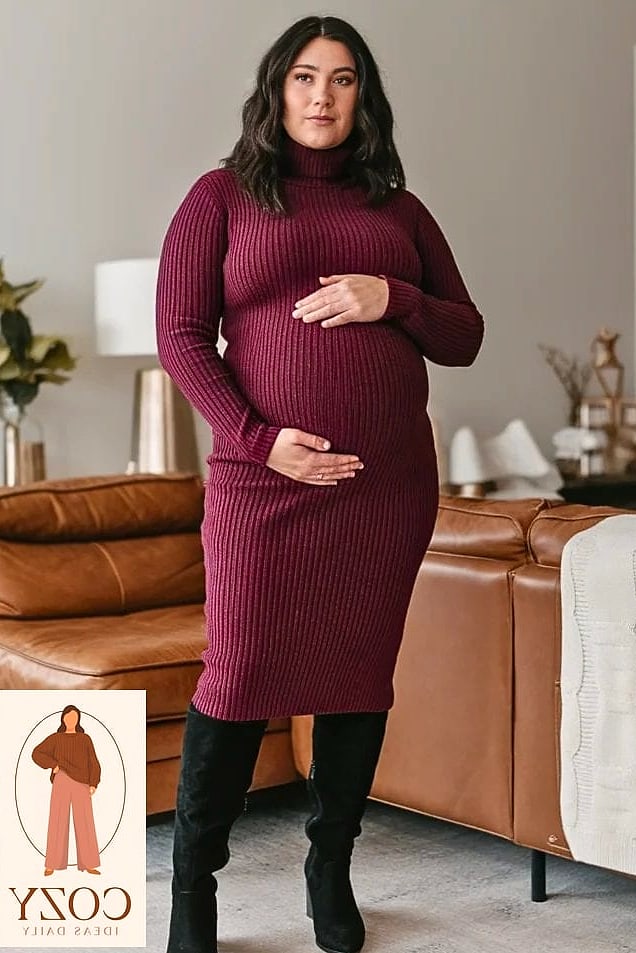 Turtleneck Sweater Dress for Cold Weather Glam