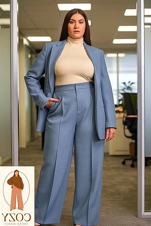 The Turtleneck and Trouser Combo
