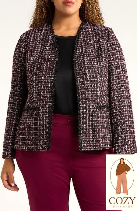 Tweed Set With Modern Styling
