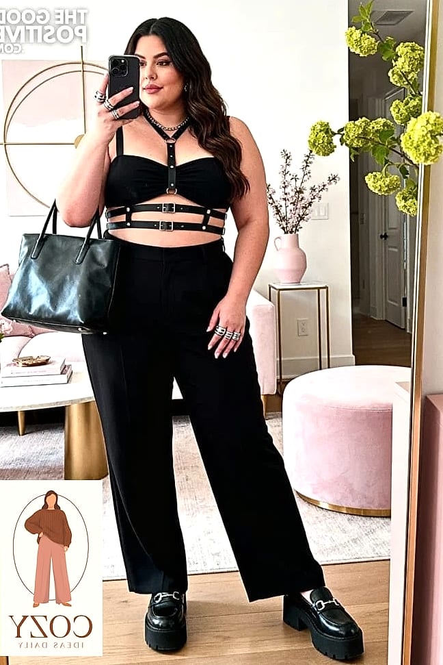 Two-Piece Matching Set In Faux Leather