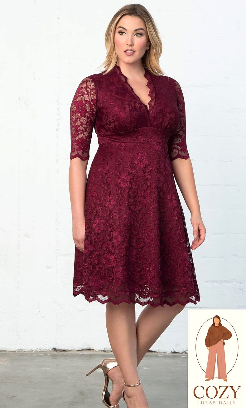 A Velvet Bodycon in Deep Burgundy