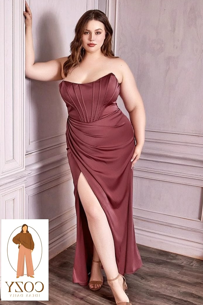 Vestido Corset com Saia Midi
