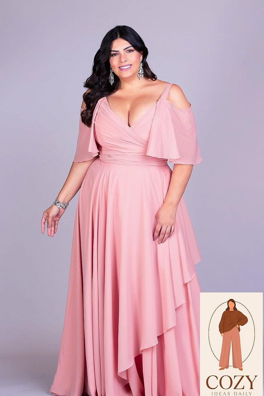 Vestido Longo Fluido Estampa Floral