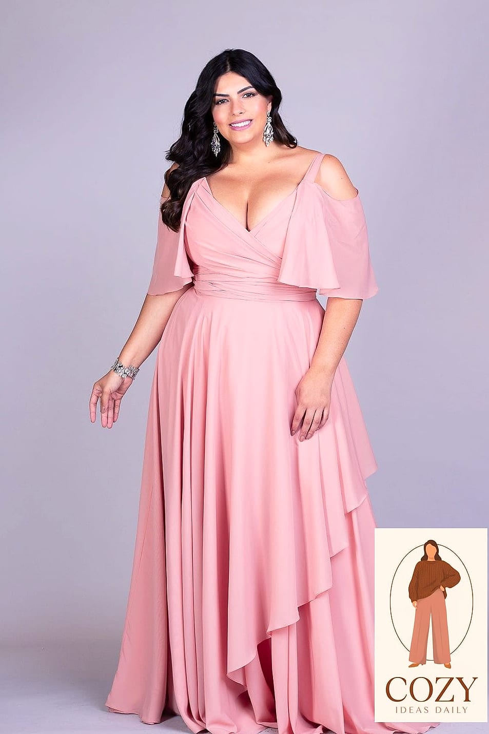 Vestido Longo Bicolor