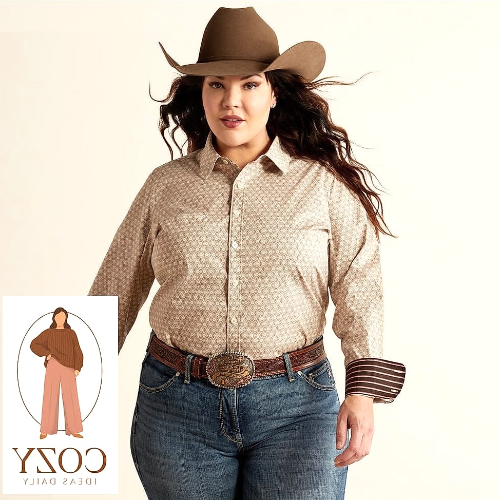 The Western Shirt Tied at the Waist