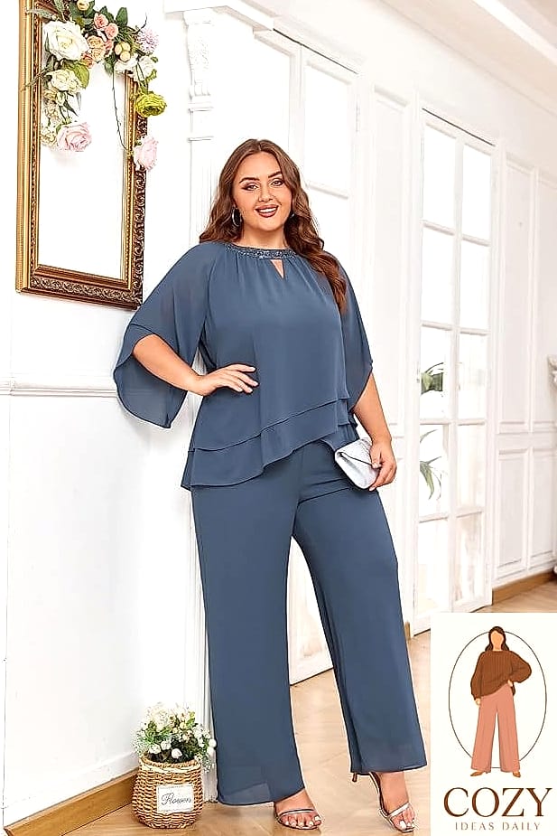 Wide-Leg Jumpsuit in Rust