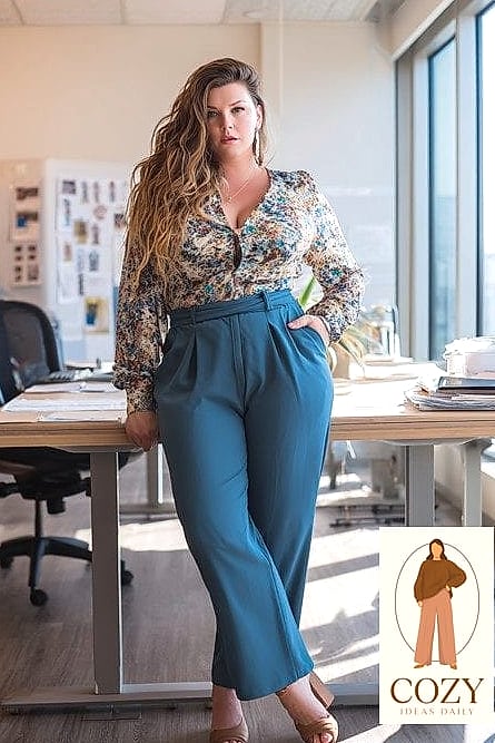 Wide-Leg Jumpsuit With a Statement Belt