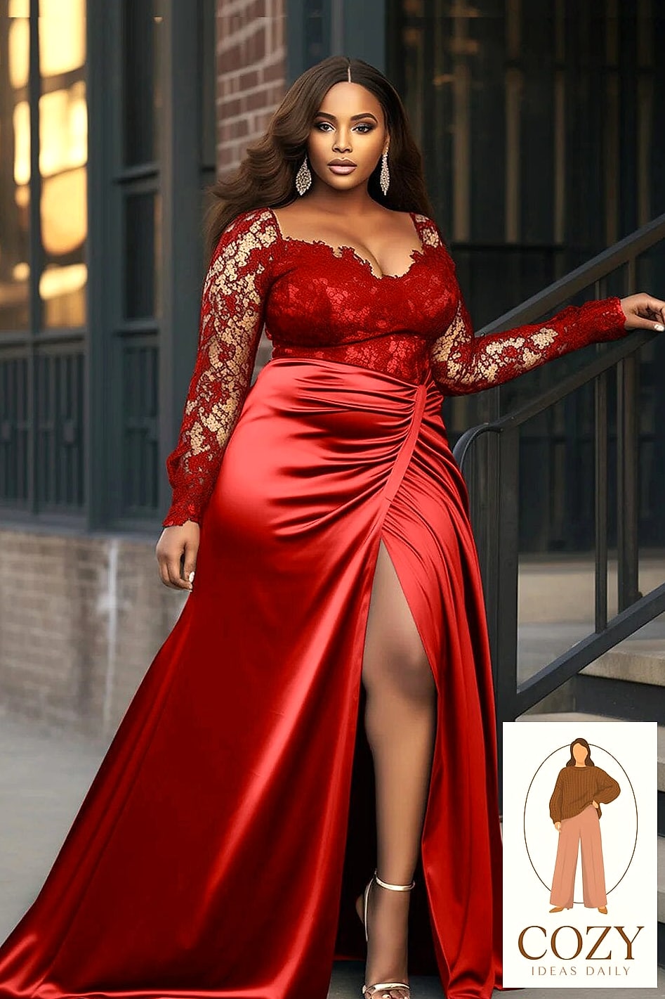 27 Plus Size Work Dresses That Are Going Viral on Pinterest Right Now 22 Wide Sleeve Dresses for Dramatic Flair