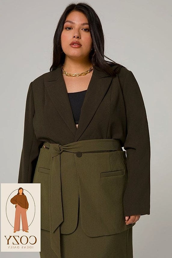 Wrap Dress with a Blazer for Work