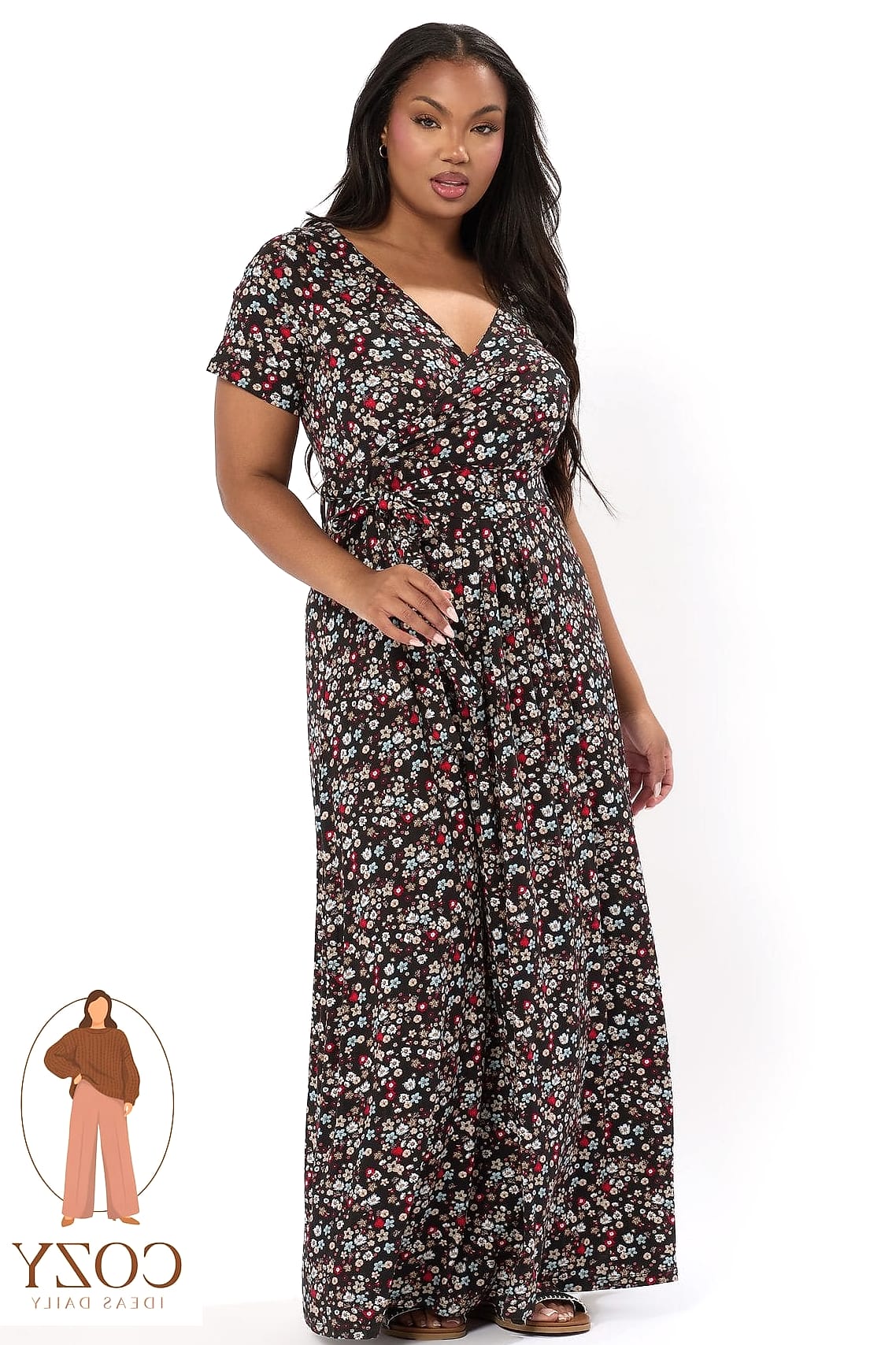 The Wrap Dress in Ditsy Florals