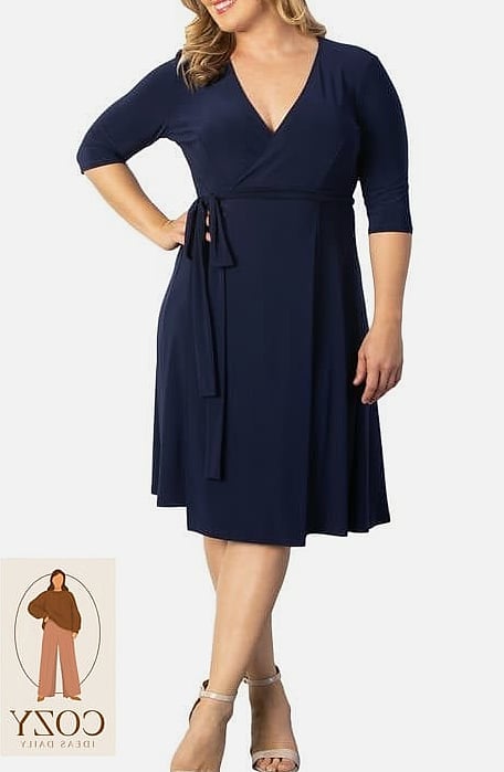 The Wrap Dress and Cardigan Combo