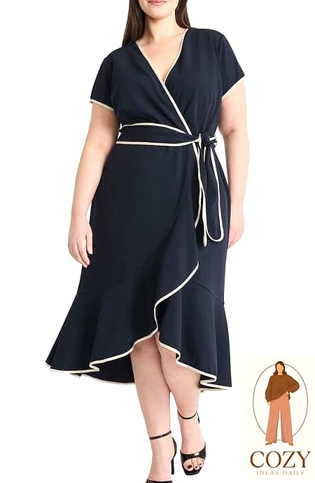 Wrap Dress in a Bold Print