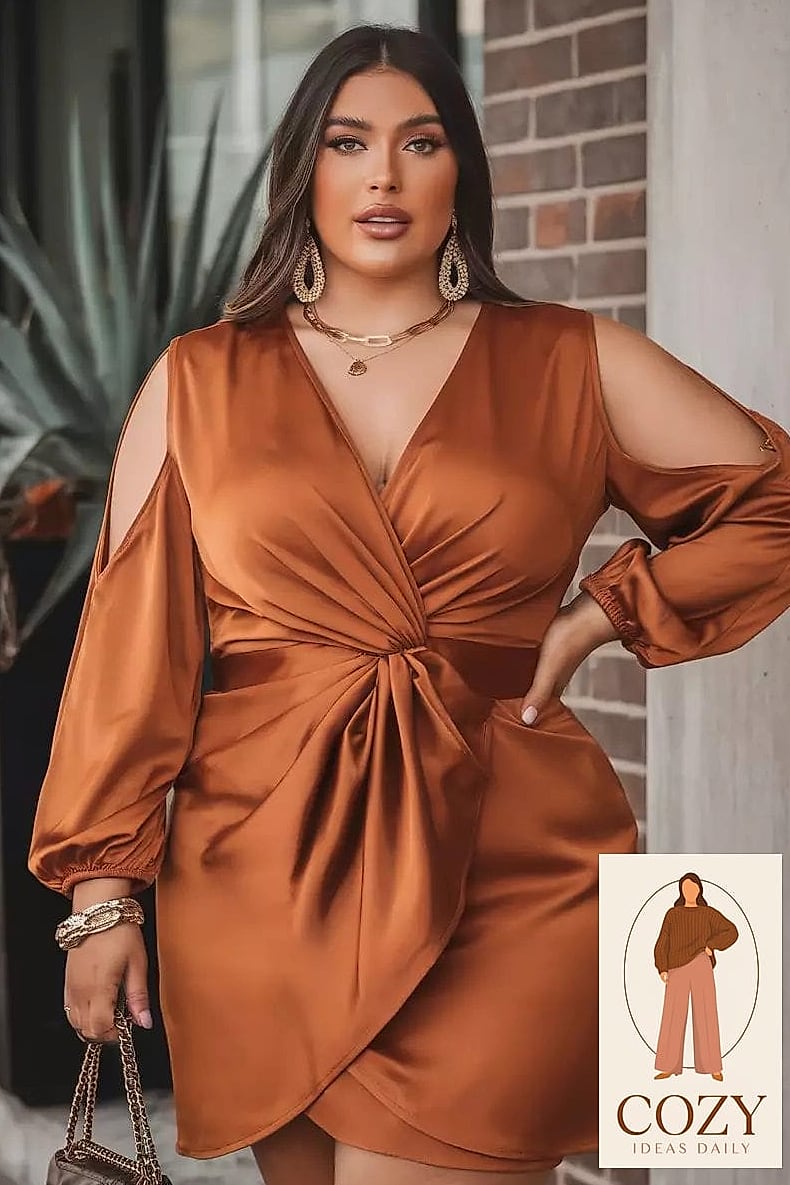 Wrap Dress in a Bold Color