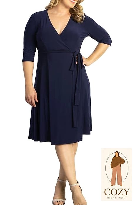 Wrap Dress With a Belt Bag