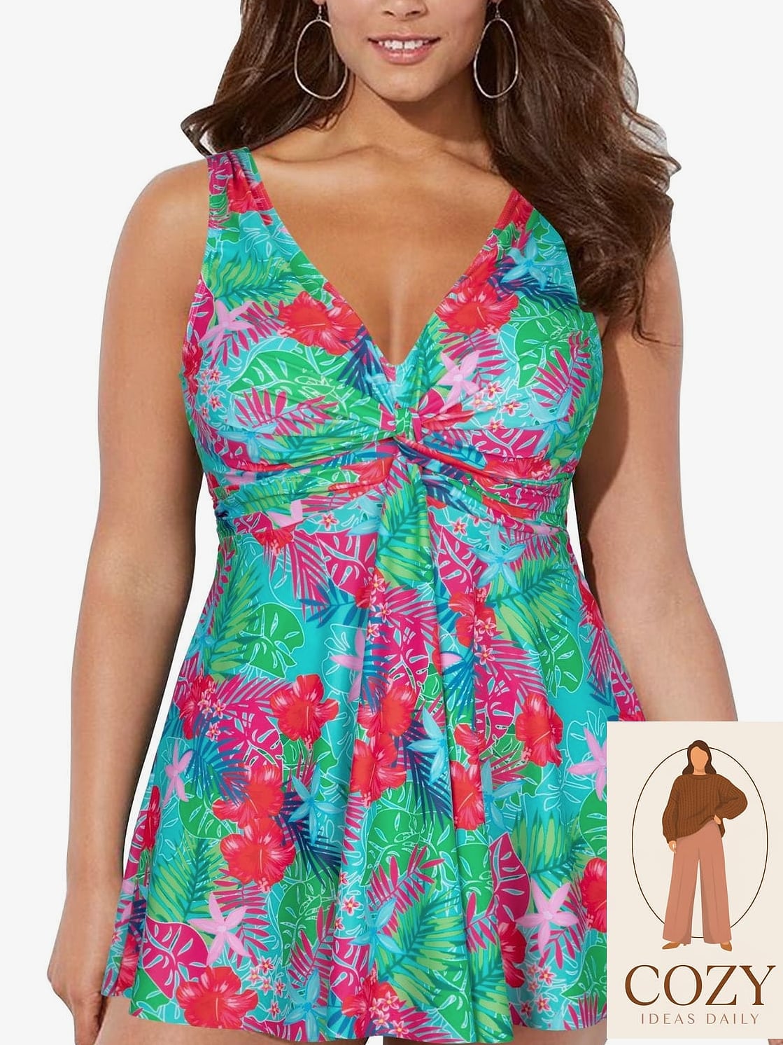 The Wrap Front One-Piece