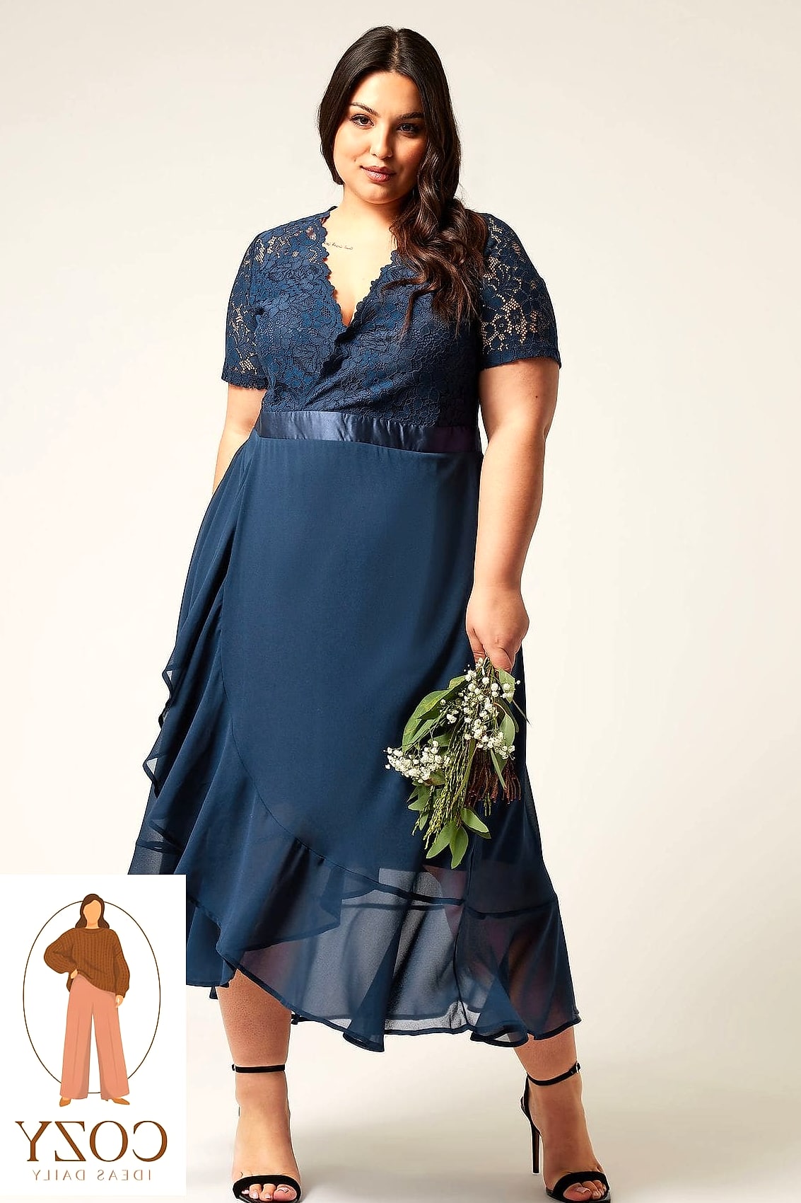 The Wrap Midi in Plaid